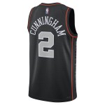 Detroit Pistons Trikot Cade Cunningham Nike 2023-24 City Edition Schwarz Swingman - Herren
